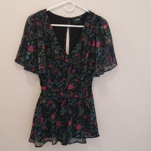 ASOS Petite Floral Romper